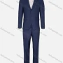 Wholesale Men's Formal Plain Single Breasted Pockets Lapel Slim Fit Blazer & Trousers 2 Piece Sets preview