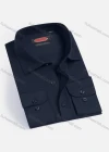 Wholesale Men's Casual Plain Button Down Collared Long Sleeve Shirts K002-7# - Liuhuamall