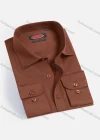 Wholesale Men's Casual Plain Button Down Collared Long Sleeve Shirts K002-7# - Liuhuamall