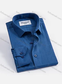 Wholesale Men's Bussiness Collared Long Sleeve Button Down Allover Print Dress Shirts, LIUHUA CLOTHING WHOLESALE