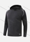 Wholesale Men`s Slim Fit Long Sleeve Lightweight Striped Trim Jacquard Athletic Hoodie T219# - Liuhuamall
