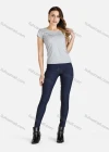 Wholesale Women's Summer Round Neck Tee&Stretch Skinny Pants Set - Liuhuamall