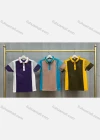 Wholesale Boy's Casual Collared Short Sleeve Colorblock Polo Shirt - Liuhuamall