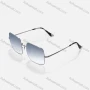 Wholesale Classic Metal Square Frame Ombre Lenses Sunglasses preview