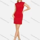 Wholesale Women's Chinese Style Sleeveless Mandarin Dress Red Clothing Wholesale Market Liuhua