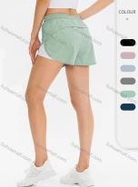 Wholesale Women's Dry Fit Breathable Lightweight Athletic Yoga Tennis Shorts With Pockets, LIUHUA CLOTHING WHOLESALE