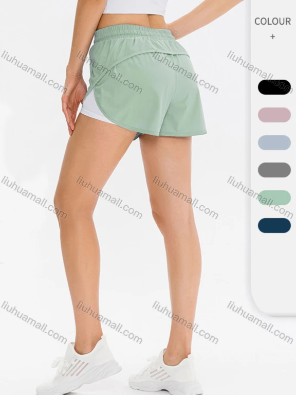 Wholesale Women's Dry Fit Breathable Lightweight Athletic Yoga Tennis Shorts With Pockets