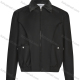 Wholesale Men's Casual Collared Long Sleeve Plain Double Pocket Zipper Coat Black Wholesale Clothing Market & Suppliers -LIUHUAMALL