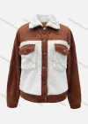 Wholesale Women's Casual Splicing Fluff Button Down Flap Pockets Fluffy Jacket - Liuhuamall