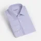 Men's Formal Plain Long Sleeve Button Down Dress Shirts Light Purple Clothing Wholesale Market -LIUHUA