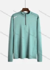 Wholesale Men's Mock Neck Long Sleeve Half Zip Plain Workout Sweatshirt 810# - Liuhuamall