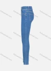 Wholesale Women's Casual Plain High Waist Button Closure Dual Pockets Skinny Jean - Liuhuamall