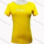 Wholesale Women's Casual Short Sleeve Letter Embroidery Slim Plain T-shirts preview