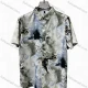Wholesale In Stock 2026 Men's Slim Fit Abstract Print Short Sleeve Casual Summer Button - Down Shirt Multi-color Clothing Wholesale Market Liuhua