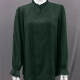 Women's Casual Long Sleeve Ruffle Collar Blouse 21# Clothing Wholesale Market -LIUHUA
