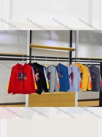 Wholesale  Boys Gradient Stripes Sleeves Letters Print Graphic Hoodies, LIUHUA CLOTHING WHOLESALE