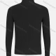 Wholesale Men's Casual Long Sleeve Texture Knit High Neck Plain Sweater Black Clothing Wholesale Market Liuhua