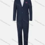 Wholesale Men's Formal Plain Single Breasted Pockets Lapel Slim Fit Blazer & Trousers 2 Piece Sets preview