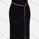 Wholesale Rhinestones Decor Metal Waist Chain QDLF2320# Gold Clothing Wholesale Market Liuhua
