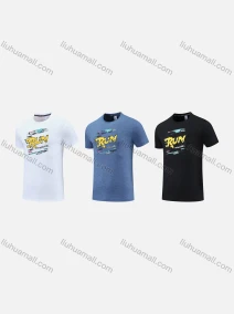 Wholesale Men's Athletic Workout Letter Graphic Short Sleeve Round Neck Tee MT21427#, LIUHUA CLOTHING WHOLESALE