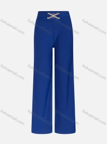 Wholesale Women's Casual Plain High Waist Wide Leg Pants 2949#, LIUHUA CLOTHING WHOLESALE