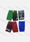 Wholesale Men's Casual Letter Graphic Flap Pockets Drawstring Beach Shorts CP010# - Liuhuamall