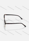 Wholesale Tortoiseshell Semi-Rimless Solid Lenses Sunglasses - Liuhuamall