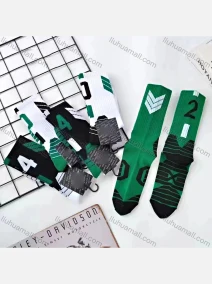 Wholesale Men's Athletic Outdoor Crew Socks Thick Long Running Sports Basketball Socks, LIUHUA CLOTHING WHOLESALE