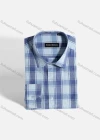 Wholesale Men's Casual Long Sleeve Plaid Print Button Front Pocket Shirt - Liuhuamall