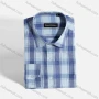 Wholesale Men's Casual Long Sleeve Plaid Print Button Front Pocket Shirt preview