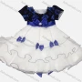 Wholesale Girls Lovely Bow-knot Tiered Rhinestone Beaded Flower Dress preview