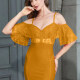 Women's Sexy Straps Sheer Lace Bodycon Mini Cami Dress T3916# Clothing Wholesale Market -LIUHUA