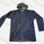Wholesale Men's Casual Plain Long Sleeve Zipper Drawstring Hooded Thermal Fleece Jacket preview