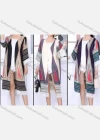 Wholesale Women's Linen Fringe Hem 3/4 Sleeve Tribal Print Midi Cardigan - Liuhuamall