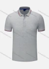 Wholesale Men's Casual Slim Fit Short Sleeve Contrast Striped Trim Polo Shirt 4003# - Liuhuamall