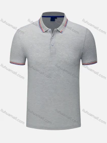 Wholesale Men's Casual Slim Fit Short Sleeve Contrast Striped Trim Polo Shirt 4003#, LIUHUA CLOTHING WHOLESALE