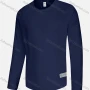 Wholesale Men's Athletic Workout Plain Label Round Neck Long Sleeve T-shirt 61189# preview