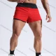 Wholesale Men's Athletic Workout 2-in-1 Colorblock Drawstring Elastic Waist Shorts 62219# Red Guangzhou Clothing Wholesale Market & Suppliers -LIUHUAMALL