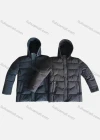 Wholesale Men's Casual Plain Warm Snap Button Pockets Puffer Coat - Liuhuamall