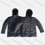 Wholesale Men's Casual Plain Warm Snap Button Pockets Puffer Coat preview