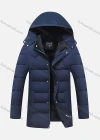 Wholesale Men's Casual Plain Warm Detachable Hood Snap Buttons Puffer Coat - Liuhuamall