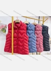 Wholesale Women's Casual Plain Warm Zipper Pockets Vest Puffer Coat - Liuhuamall