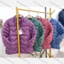 Wholesale Women's Casual Plain Warm Zipper Closure Puffer Coat preview