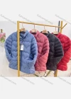 Wholesale Women's Casual Plain Warm Zipper Closure Puffer Coat - Liuhuamall