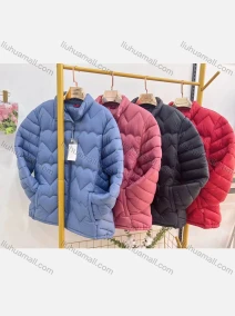 Wholesale Women's Casual Plain Warm Zipper Closure Puffer Coat, LIUHUA CLOTHING WHOLESALE