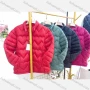 Wholesale Women's Casual Plain Warm Zipper Closure Puffer Coat preview