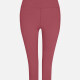 Women's Sporty High Waist Breathable Plain Short Leggings Pale Violet Red Clothing Wholesale Market -LIUHUA