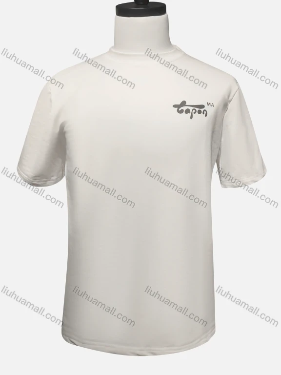 Wholesale Men's Figure Print Round Neck Short Sleeve Casual T-Shirt