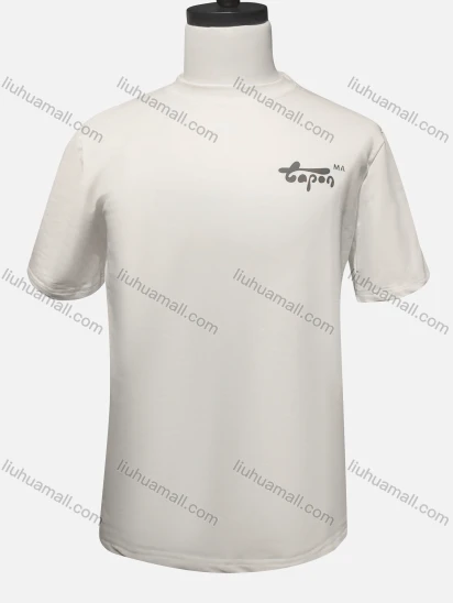 Wholesale Men's Figure Print Round Neck Short Sleeve Casual T-Shirt