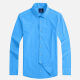 Men's Formal Plain Collared Long Sleeve Button Down Shirts 68# Clothing Wholesale Market -LIUHUA